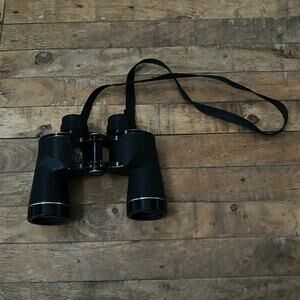 Vintage Leupold Binoculars Porro-l.F. 10x40 Wide Angle Field 6.6 Gold Rings